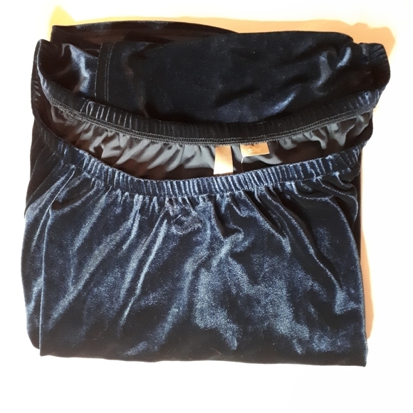 Penningtons Dress Top Navy Blue Velvet Size 1xl - Picture 4 of 4